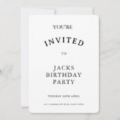 Beagle Birthday Party Kaart (Achterkant)