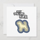 Beagle Blue Beste Hond Pap Ooit Ik Wof U Kaart (Voorkant)