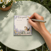 Beagle Brainstorms Bloemenaquarel Notitieblok