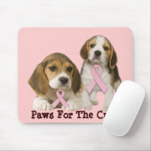 Beagle Breast Cancer Mousepad Muismat (Met muis)