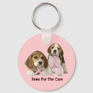 Beagle Breast Cancer Sleutelhanger