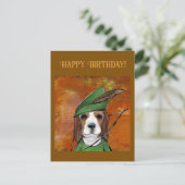 Beagle briefkaart (Staand voorkant)