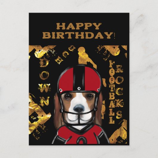 Beagle Briefkaart (Voorkant)