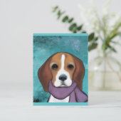 Beagle Briefkaart (Staand voorkant)