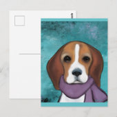 Beagle Briefkaart (Voorkant / Achterkant)