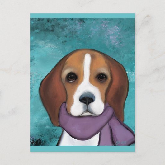 Beagle Briefkaart (Voorkant)