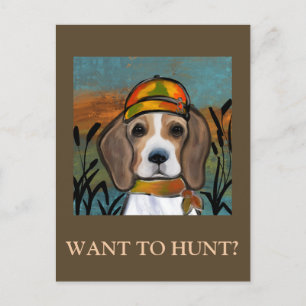 Beagle Briefkaart