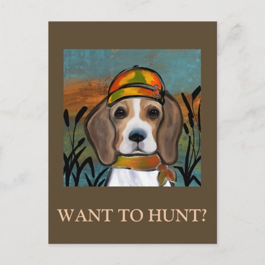 Beagle Briefkaart (Voorkant)
