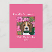 Beagle Briefkaart (Voorkant)