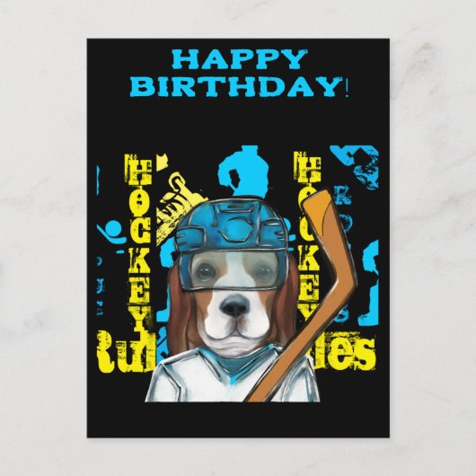 Beagle Briefkaart (Voorkant)