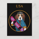 BEAGLE BRIEFKAART (Voorkant)