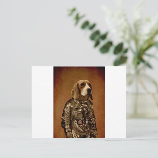 Beagle Briefkaart (Staand voorkant)