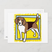 BEAGLE BRIEFKAART (Voorkant / Achterkant)