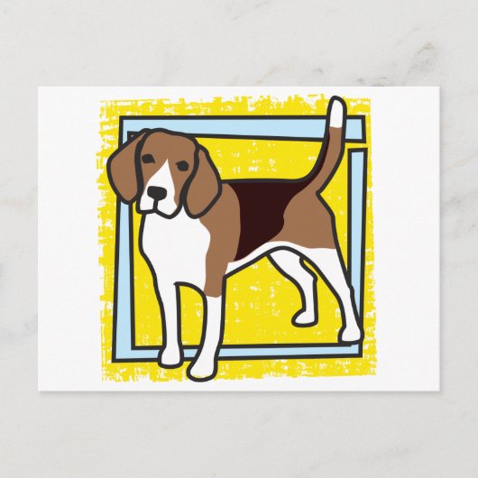 BEAGLE BRIEFKAART (Voorkant)