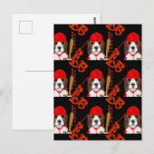 Beagle briefkaart (Voorkant / Achterkant)