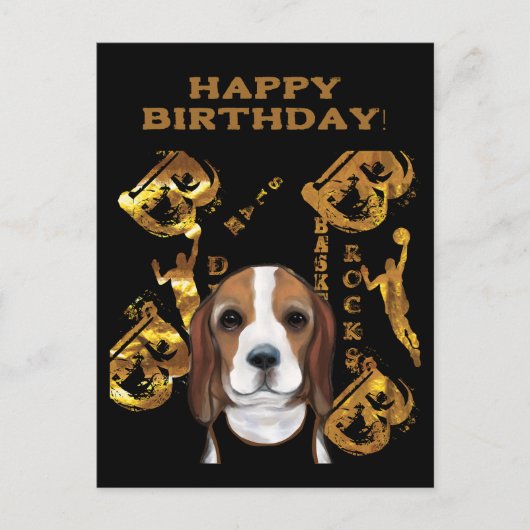 Beagle Briefkaart (Voorkant)