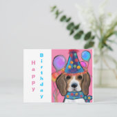 BEAGLE      BRIEFKAART (Staand voorkant)
