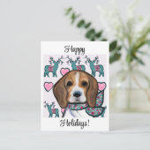 Beagle Briefkaart (Staand voorkant)