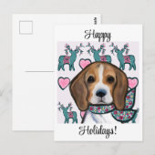 Beagle Briefkaart (Voorkant / Achterkant)