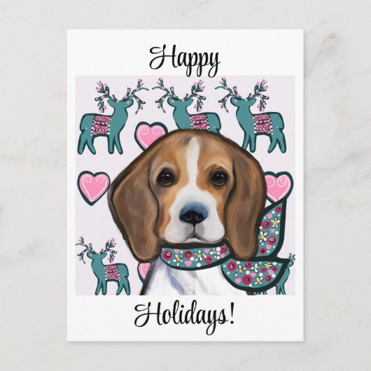 Beagle Briefkaart (Voorkant)