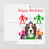 Beagle  briefkaart (Voorkant / Achterkant)