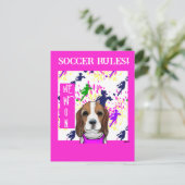 Beagle briefkaart (Staand voorkant)