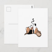 beagle briefkaart (Voorkant / Achterkant)