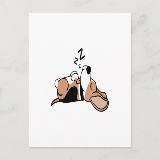 beagle briefkaart (Voorkant)