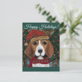 Beagle Briefkaart (Staand voorkant)