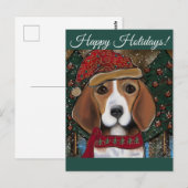 Beagle Briefkaart (Voorkant / Achterkant)
