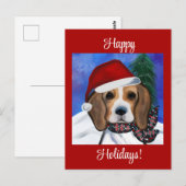 Beagle Briefkaart (Voorkant / Achterkant)