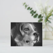 Beagle Briefkaart (Staand voorkant)