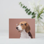 Beagle Briefkaart (Staand voorkant)