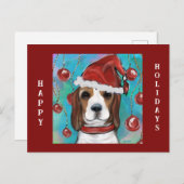 Beagle Briefkaart (Voorkant / Achterkant)