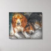 Beagle Brothers Canvas Afdruk (Voorkant)