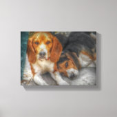Beagle Brothers Canvas Afdruk (Voorkant)