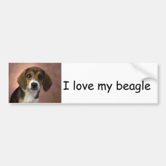 Beagle Bumpersticker