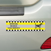 Beagle Bumpersticker (Op auto)