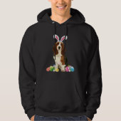 Beagle Bunny Easter Egg Hunt Beagle Dog Owner Hoodie (Voorkant)