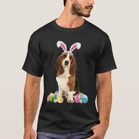 Beagle Bunny Easter Egg Hunt Beagle Dog Owner T-shirt (Voorkant)