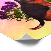 Beagle Butterflies Flowers Inspirerend Age Quote Poster (Hoek)