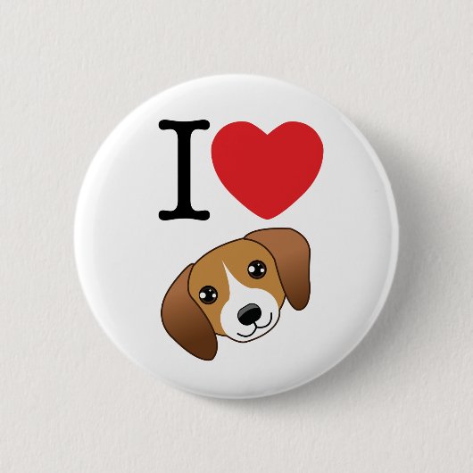 Beagle Button (Voorkant)