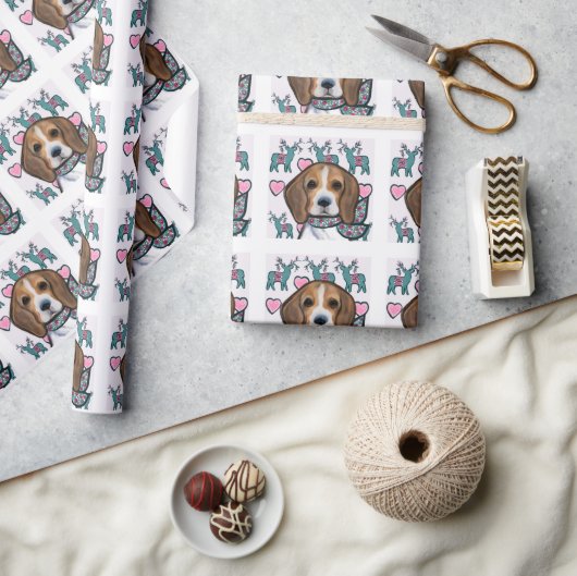 Beagle cadeaupapier (Crafts)