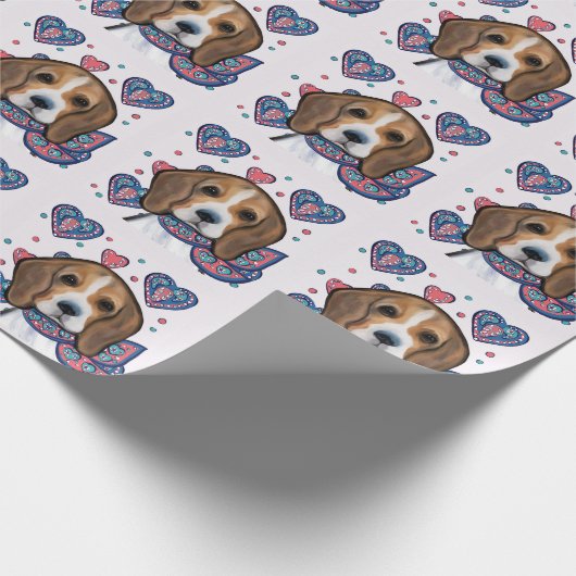 Beagle Cadeaupapier (Hoek)