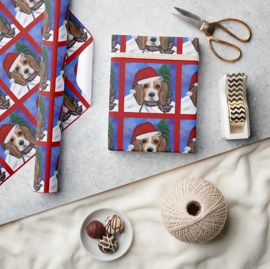 Beagle Cadeaupapier (Crafts)