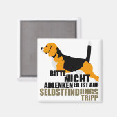 Beagle Cadeaus Magneet (Voorkant / Achterkant)