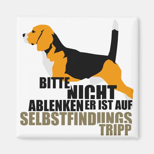 Beagle Cadeaus Magneet (Voorkant)