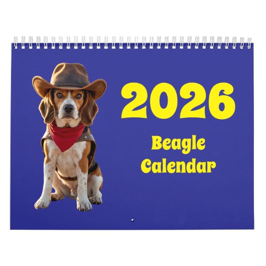 Beagle Calendar Kalender (Hoes)