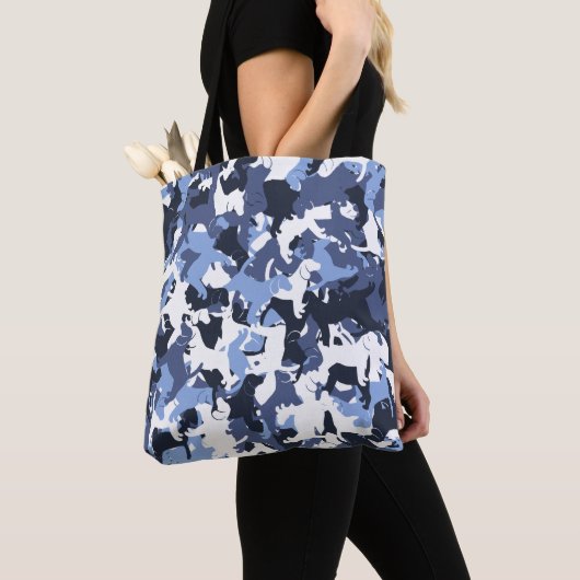 Beagle camouflage tote bag (Dichtbij)