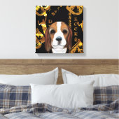 Beagle Canvas Afdruk (Insitu (Slaapkamer))